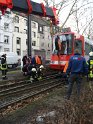 KVB Zug entgleist Koeln Suelz Suelzguertel P040